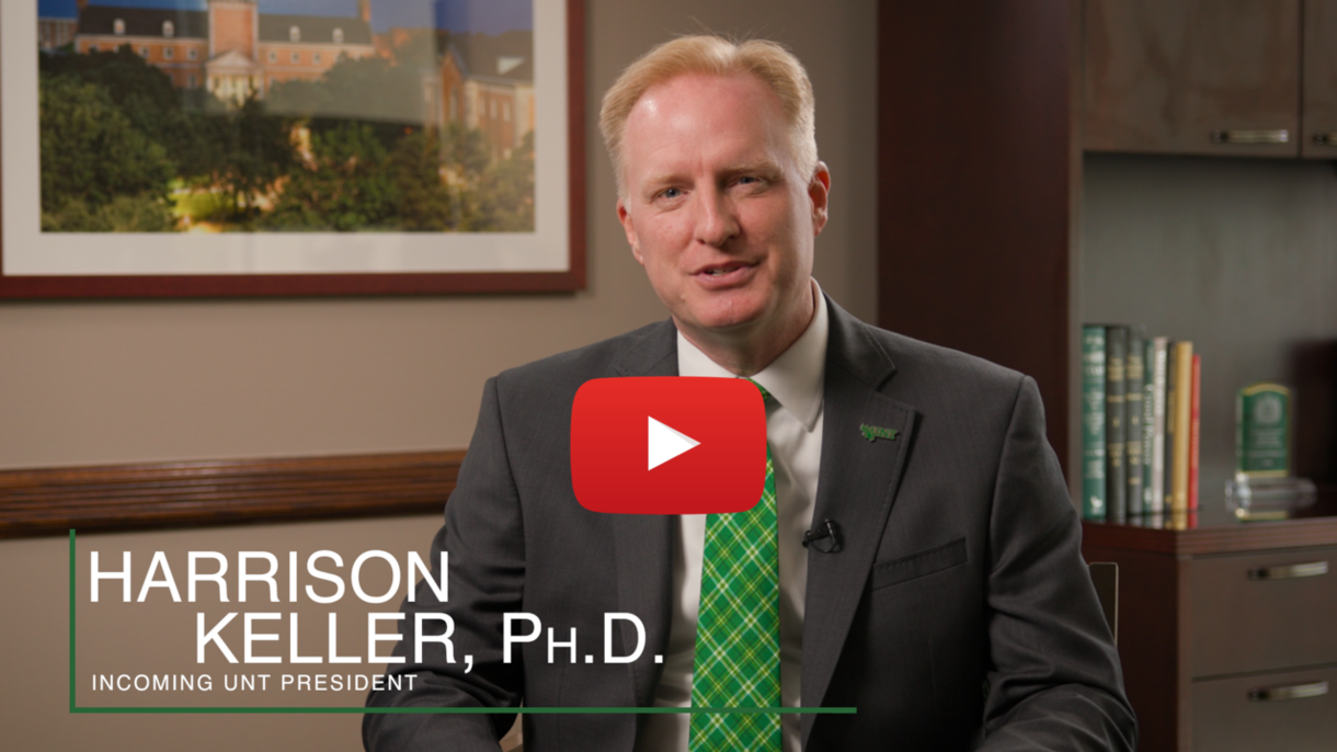 Harrison Keller, incoming UNT president