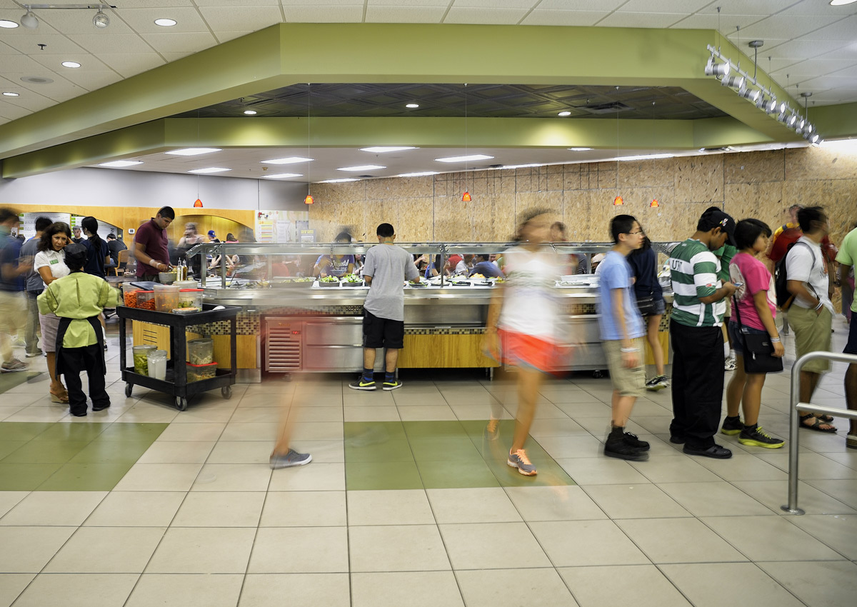 Interior photo of Bruce Cafeteria 