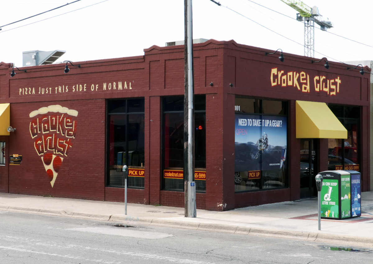 Crooked Crust building exterior 