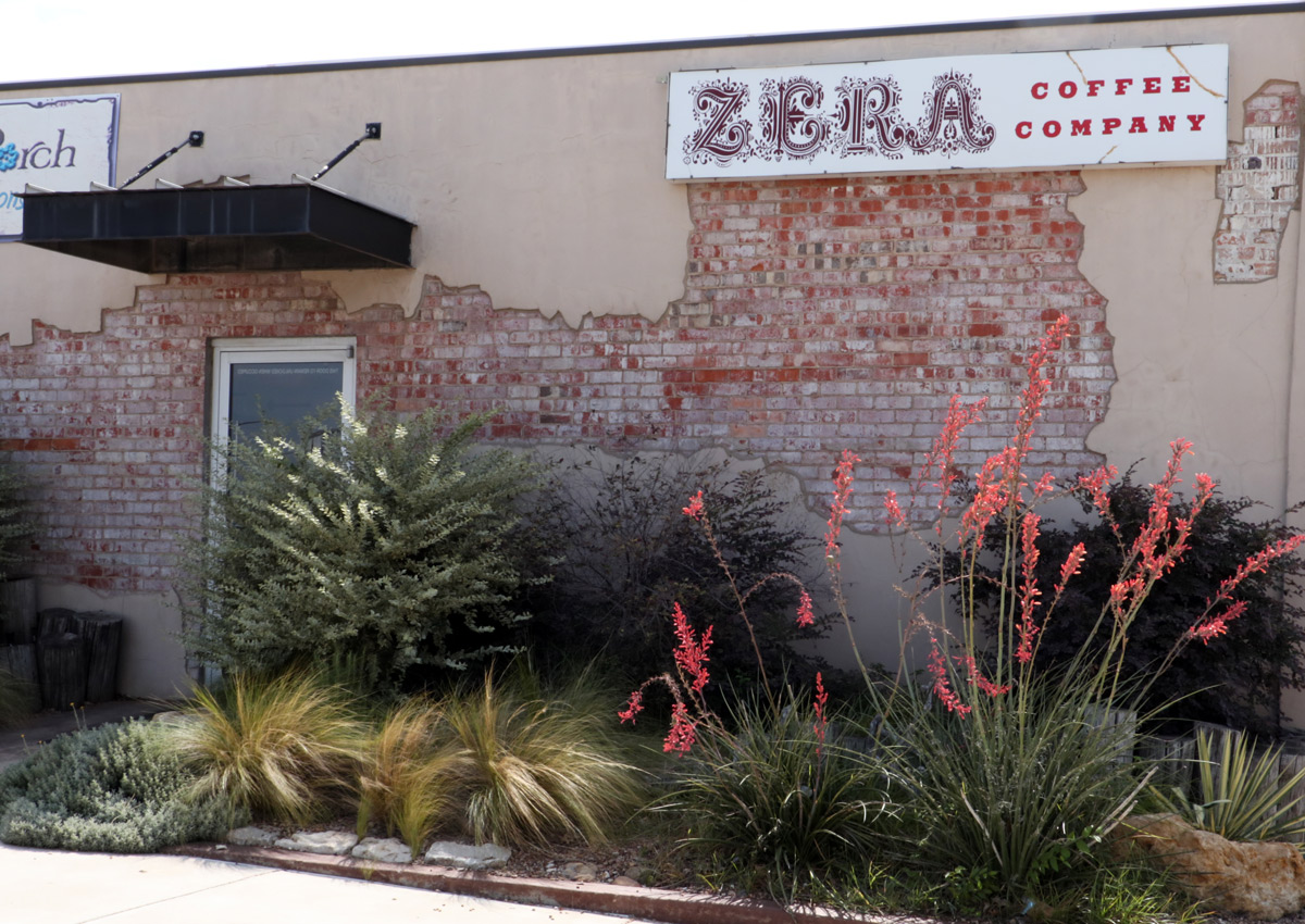 side of zera coffee building